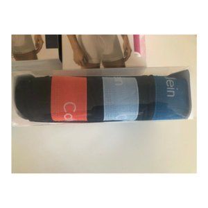Calvin Klein Mens Cotton Stretch Fit 3 Pack Trunks